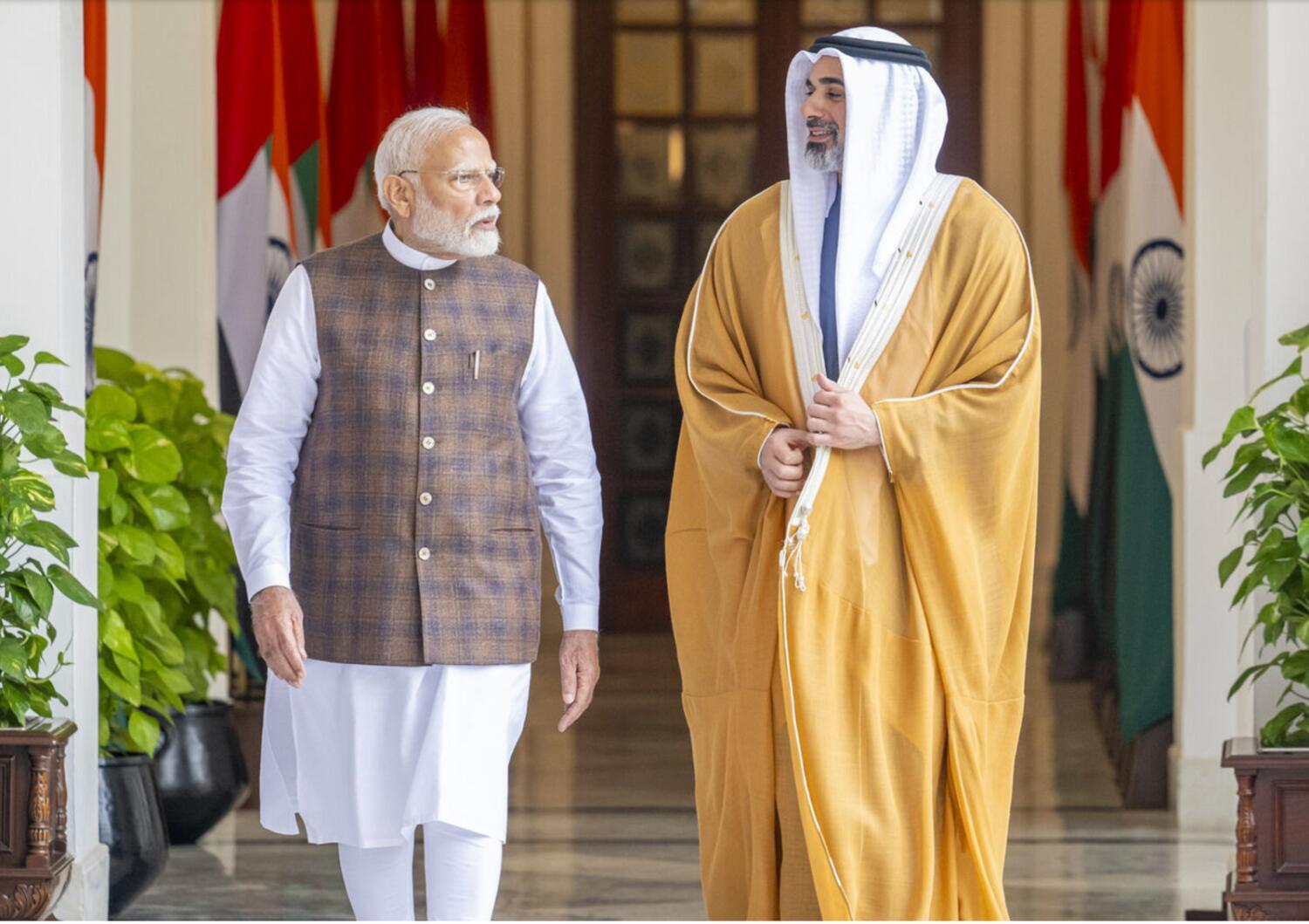 See: PM Narendra Modi and The Crown Prince of Abu Dhabi Meet in New Delhi