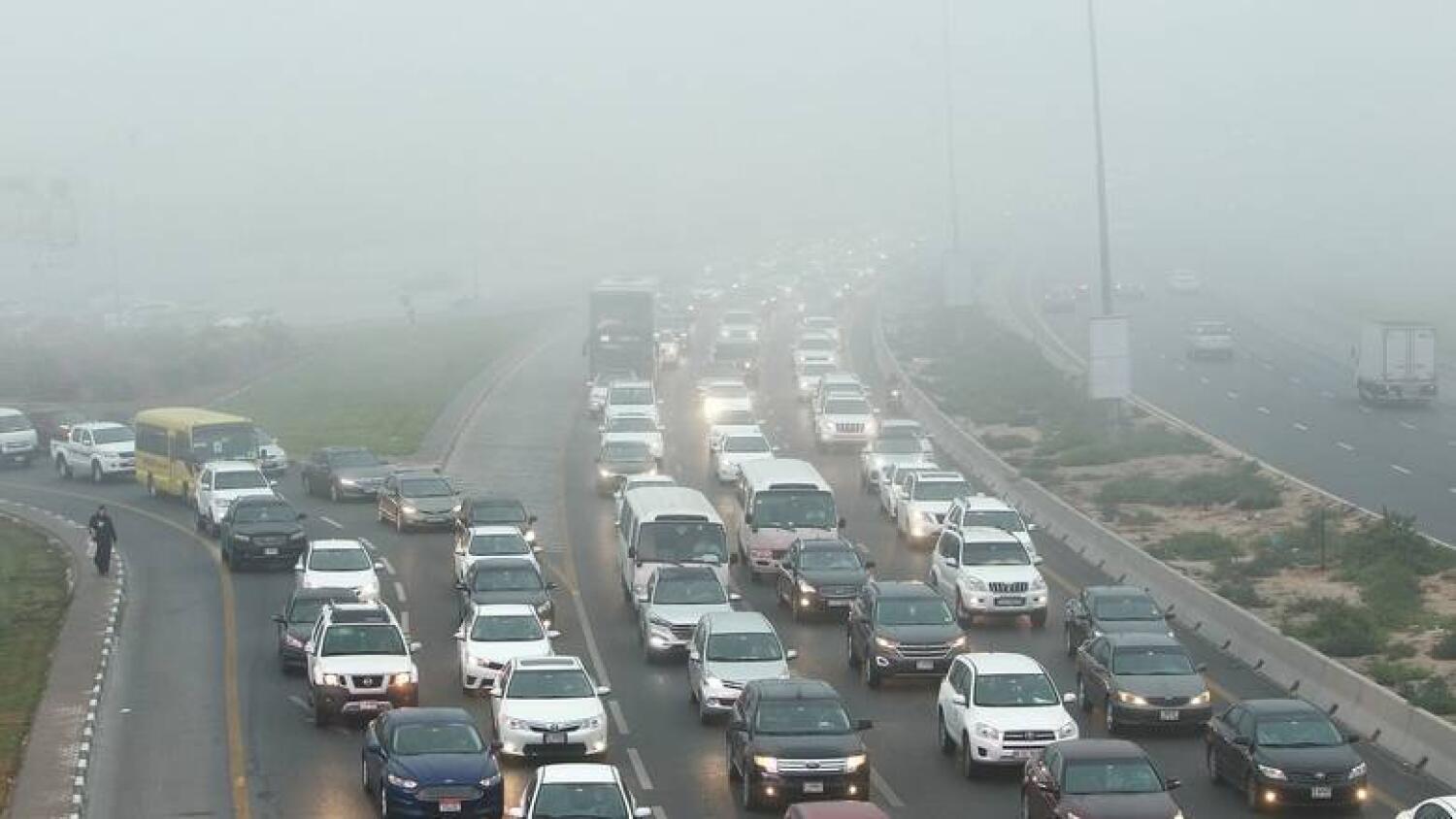 Weather in the UAE: Persistent Fog Has Caused a Red Alert