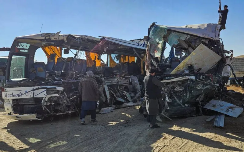 Two Highway Crashes in Afghanistan kill More than 50 People