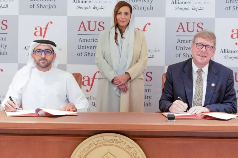 AUS and Sharjah’s Alliance Française sign a New Agreement
