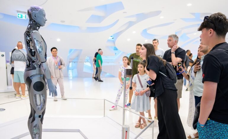 Ameca, Dubai’s New Robot, Speaks Hindi and Arabic