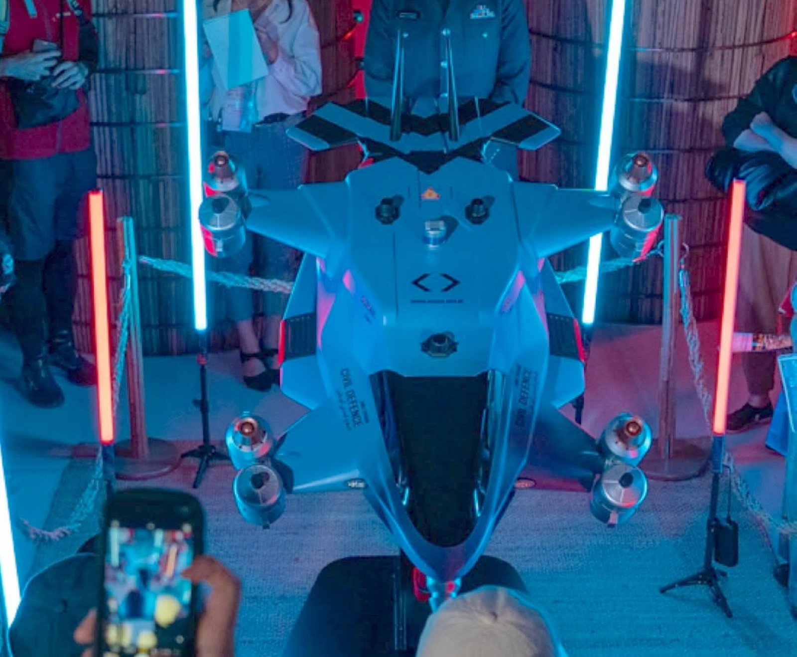 The UAE Introduces The First Jet-Powered Firefighting Drone in History