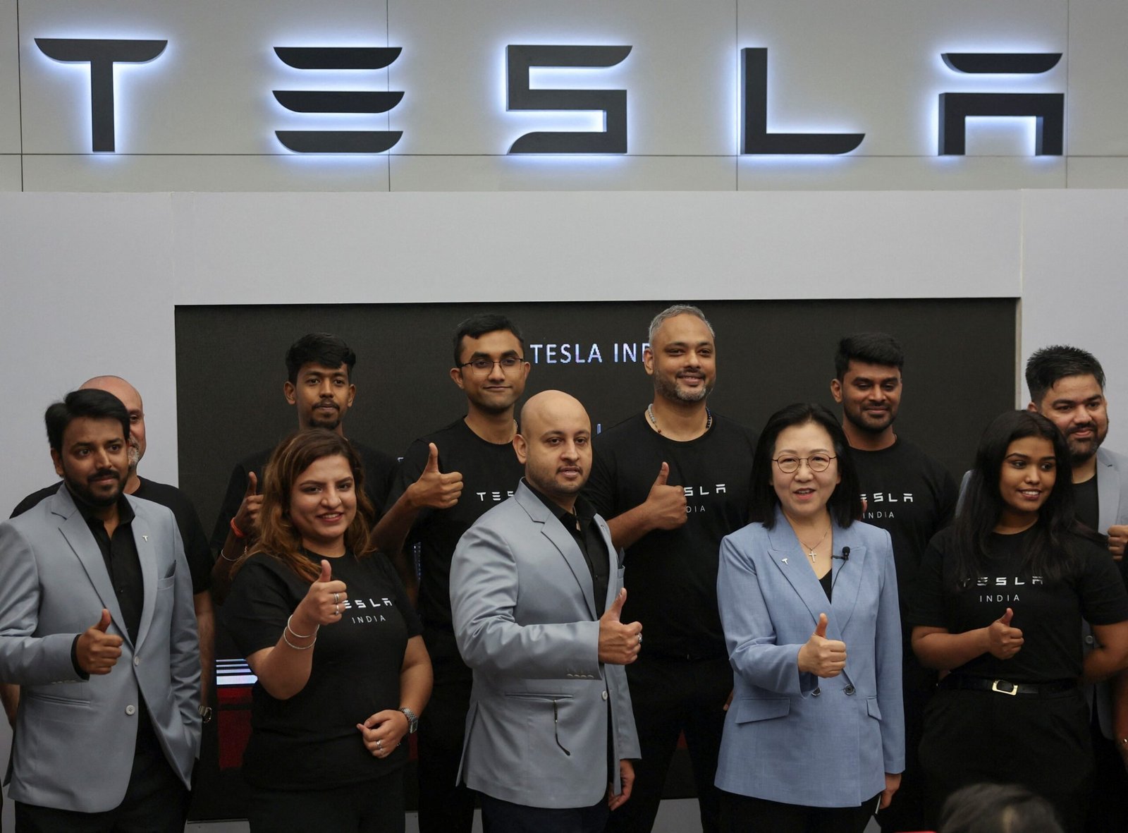 In Mumbai, Musk’s Tesla Opens its First Store
