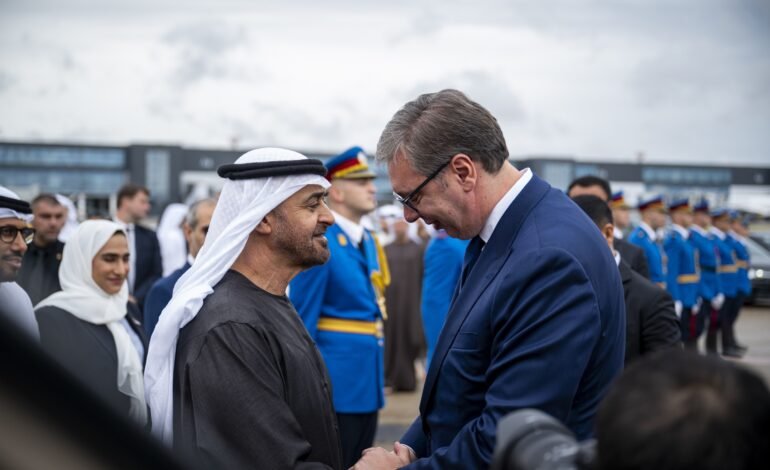 Presidents of the UAE and Serbia Talk on Regional and International Problems