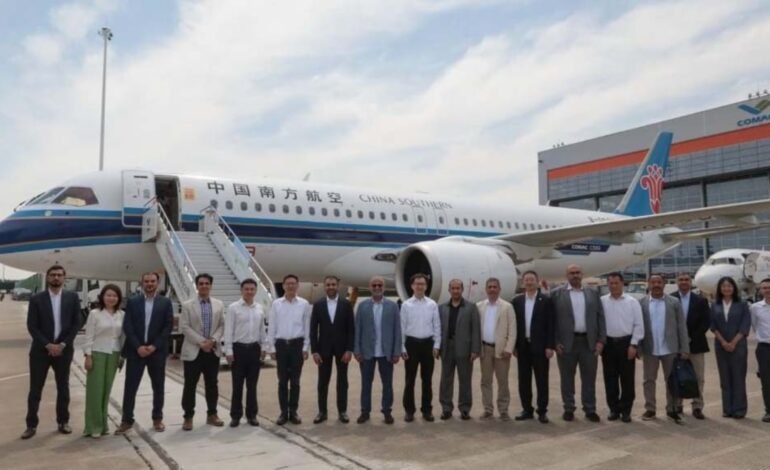 A Team From the UAE talks About strengthening Aviation Cooperation with China
