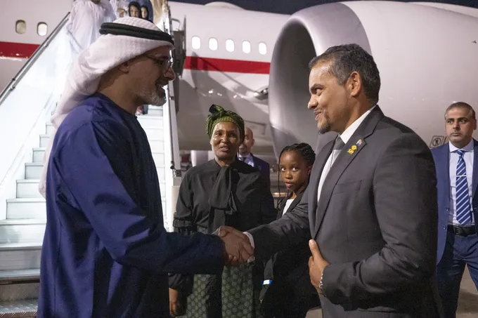 On Behalf of The UAE President, The Crown Prince of Abu Dhabi Travels to South Africa For the G20 Summit