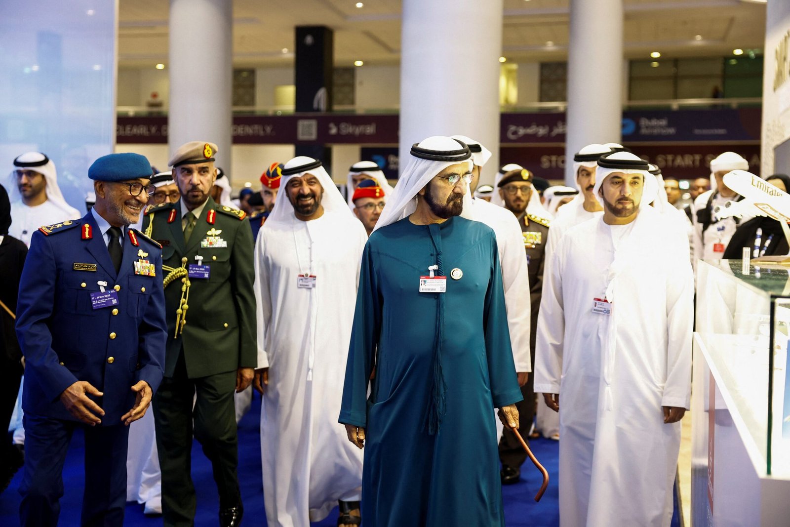 The President Attends The Third Day of The 2025 Dubai Airshow