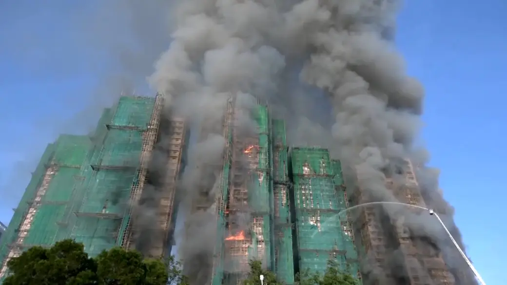 Residential Buildings in Hong Kong Catch fire, Killing 36 People