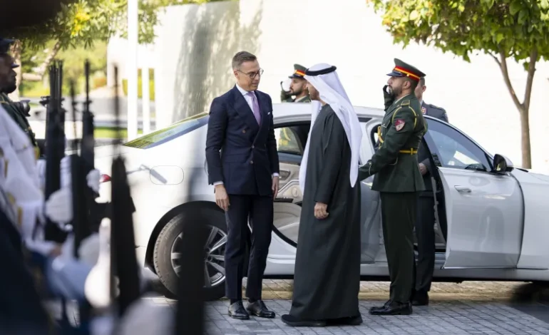The Presidents of Finland And the UAE Look into Methods to Improve Bilateral Relations