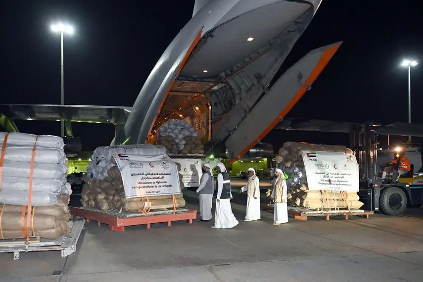 The UAE Dispatches a Combined Relief Team to Assist Populations in Afghanistan Hit by the Quake