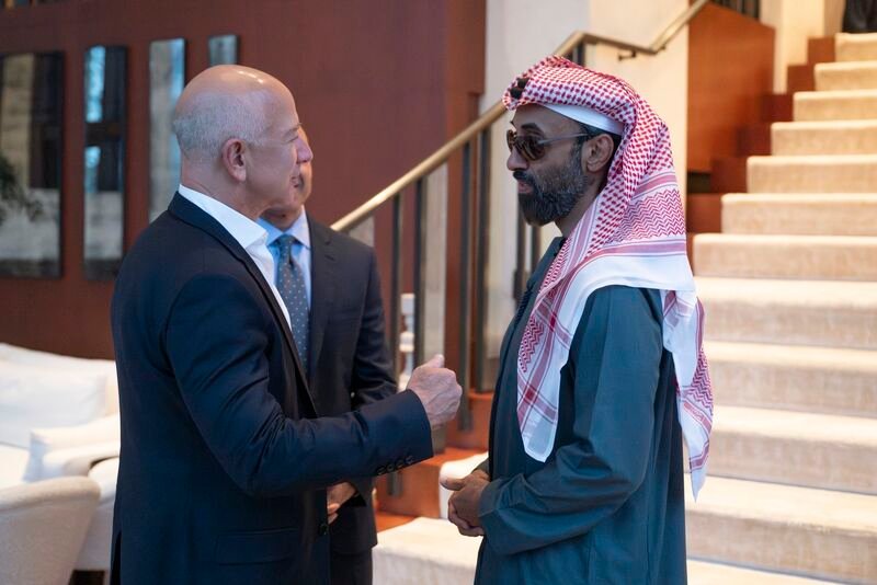 UAE President Visits With Amazon’s Jeff Bezos to Strengthen AI And Technology Cooperation