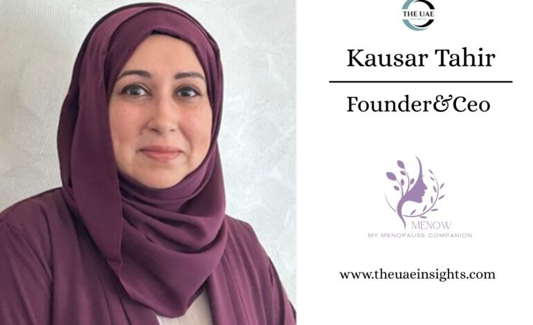 Kausar Tahir: A Supporting Hand for Women in Perimenopause and Menopause with MeNow Health