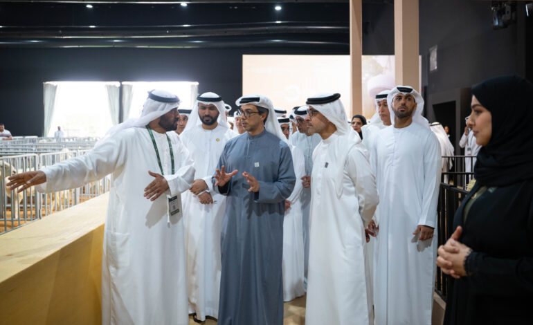 In Al Ain, Sheikh Mansour Observes the EACE 2026 Launch