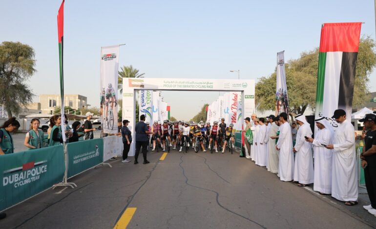 The 60km “Proud of UAE” Bicycle Competition Winners are Crowned by Dubai Police