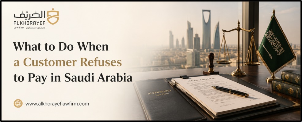 customer not paying Saudi Arabia