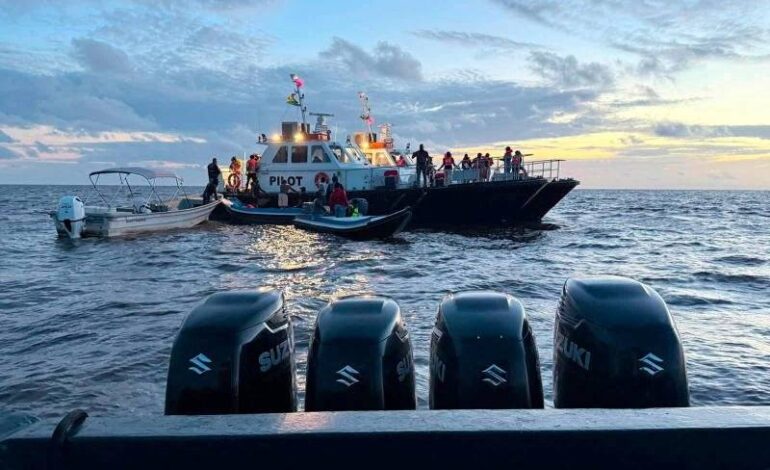 A Capsized Ferry off the Coast of Guyana Claimed 27 Lives and left 83 Missing