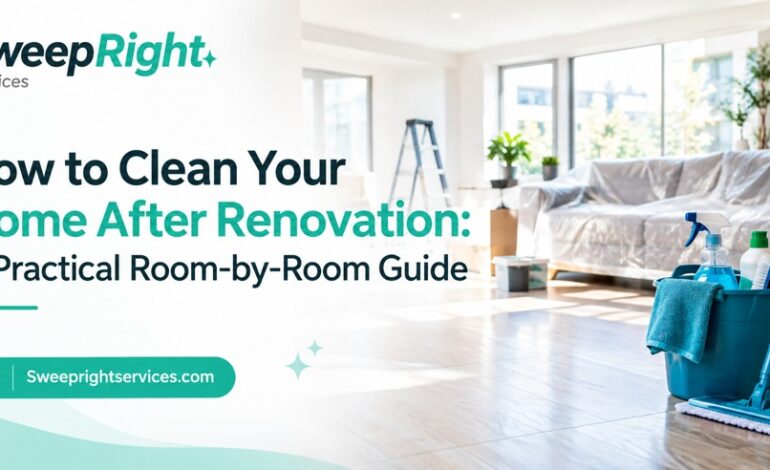 How to Clean Your Home After Renovation: A Practical Room-by-Room Guide