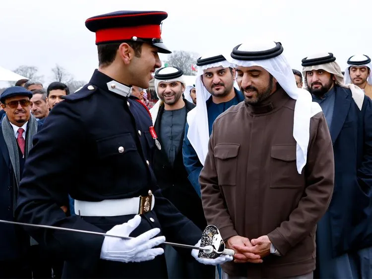 After Graduating from Sandhurst’s Royal Military Academy, Sheikh Mohammed’s Grandson