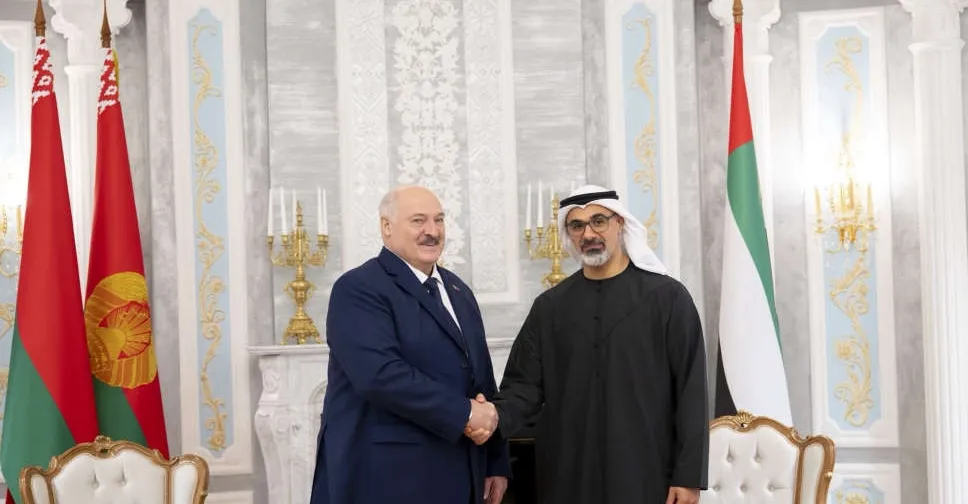 EAEU Leaders Spoke About Commercial Relations in Belarus With Sheikh Khaled
